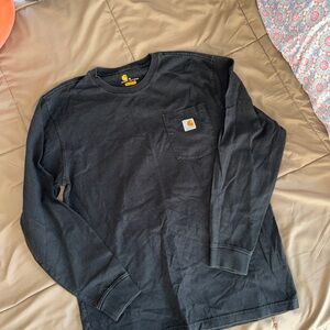 Men’s Carhartt Black Pocket Long Sleeve k126 Original fit